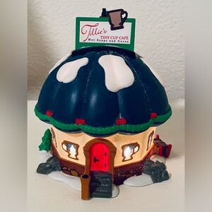 Dept 56 - Tilly’s Tiny Cup Cafe - Light Up House - Vintage